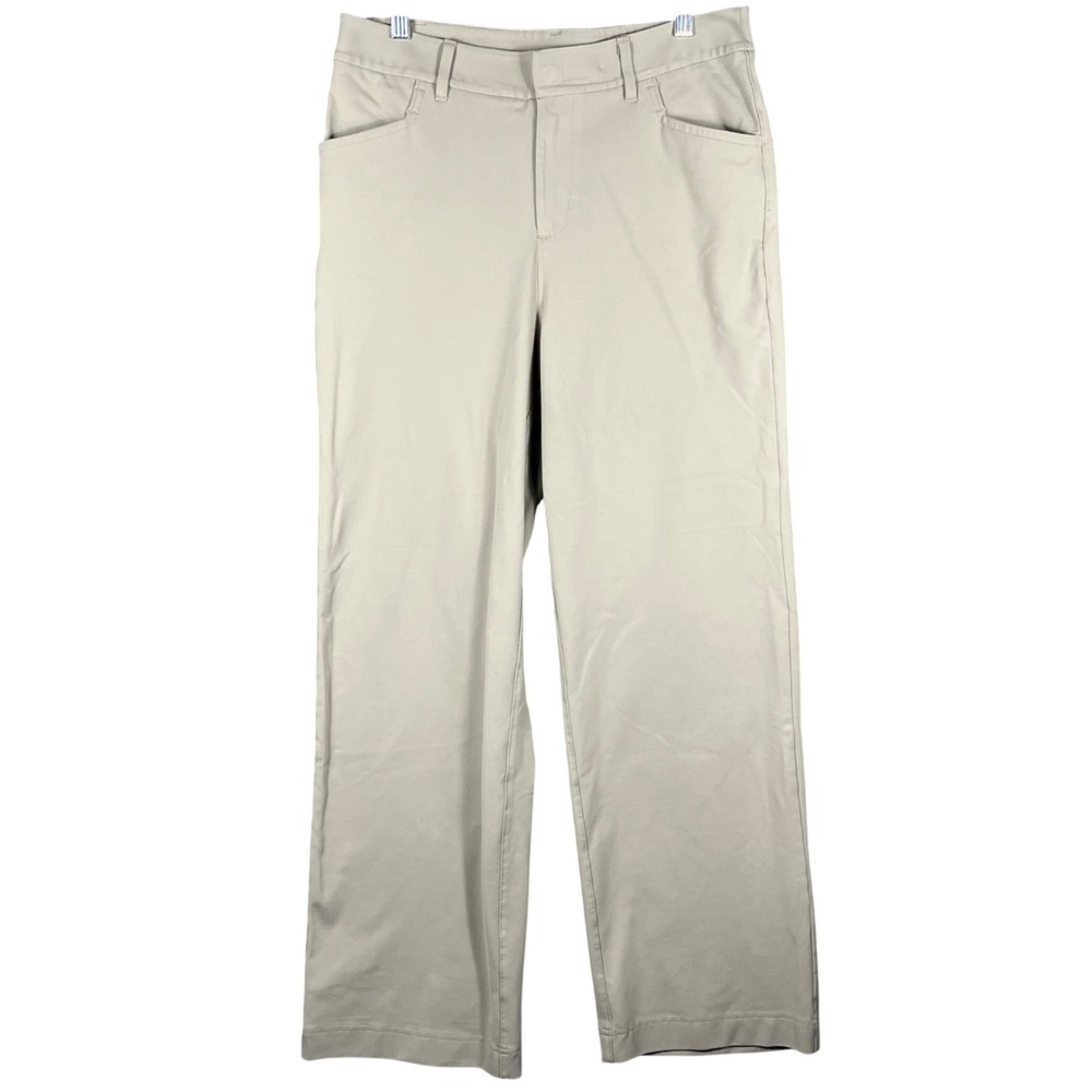 Public Rec Work to Play Pants Women Light Olive Performance Straight Leg Stretch